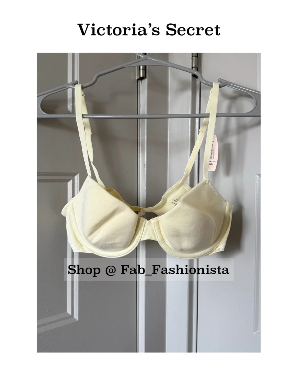 Victoria's Secret Lemon Yellow Bra 34B